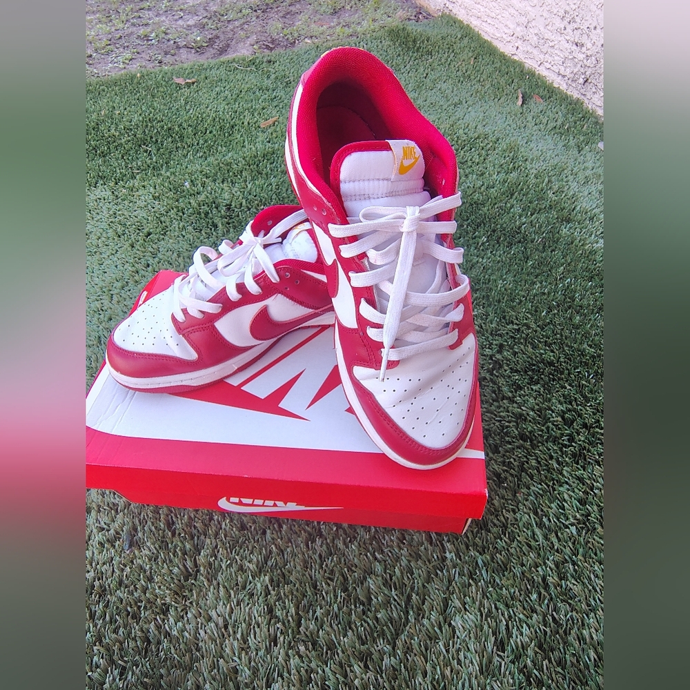 Nike Red And White Sneakers - image 1